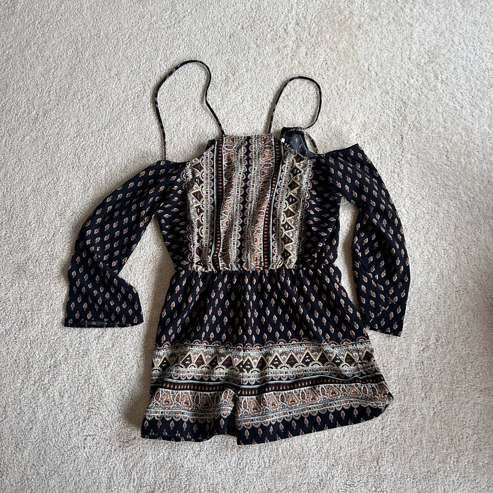 Cold Shoulder Romper